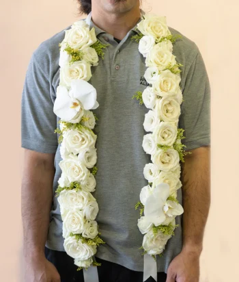 White Graduation Garland