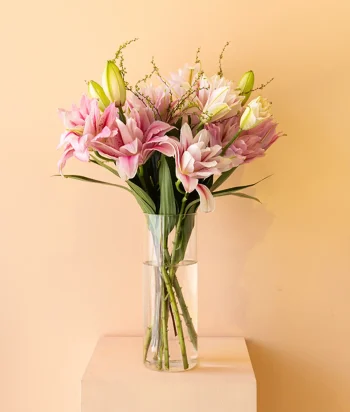 Elegant lily flower arrangement