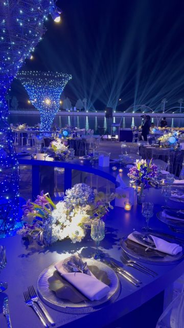 A Sangeet night that felt like a dream on the water. 💙✨

Beachfront, blue hour skies, and every detail (music, lights, décor, entertainment) woven together seamlessly.

This is what happens when a vision is thoughtfully planned and perfectly executed. 🌊💙

📍 @jumeirahgulfofbahrain 

#AliaFlowers #SangeetNight #IndianWedding #IndianWeddingBahrain #EventPlanning