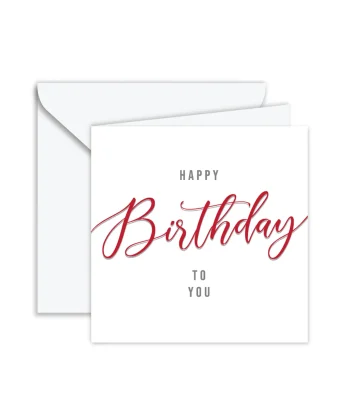 Birthday Wish Card