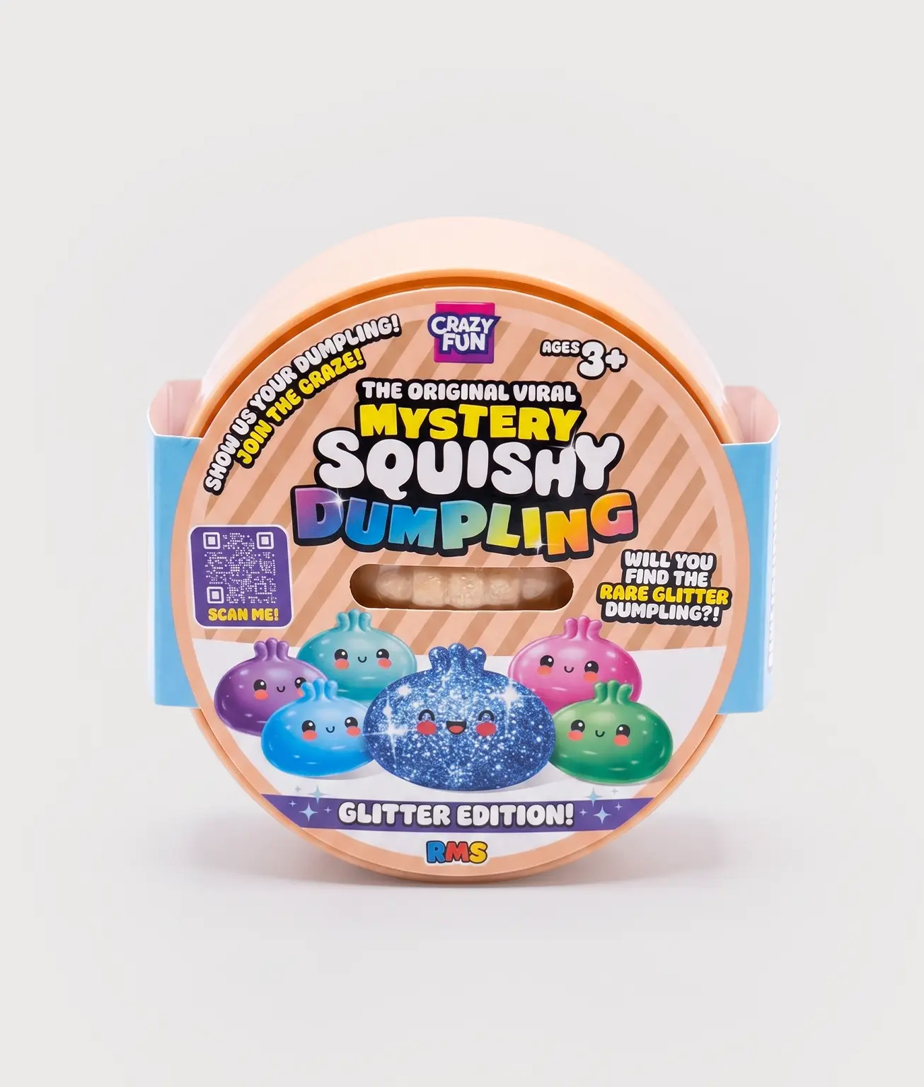 Mystery Squishy Dumpling Glitter Edition
